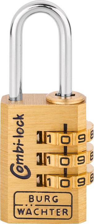 Produktbild Burg Wächter Zahlen-Vorhangschloss Combi 80 20 M SB