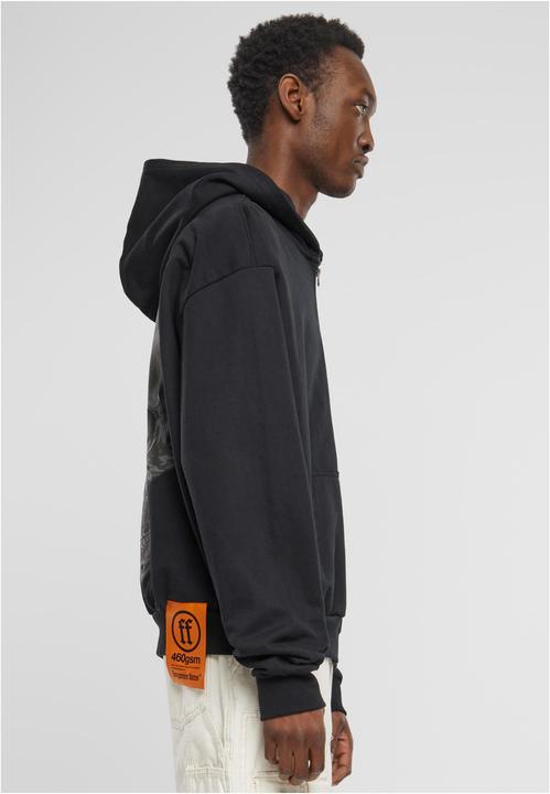 Produktbild Forgotten Faces Flowered Skull Heavy Oversize Zipper black XS (XS)