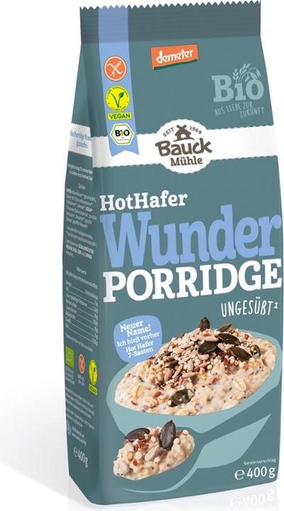 Produktbild Bauckhof Porridge Hot Hafer 7-Saaten ungesüsst Bio (400 g)