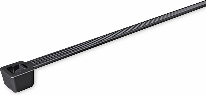 Actual product image HellermannTyton Cable tie black 204x4,7mm (Plastic cable ties, 210 mm, 100 pcs.)