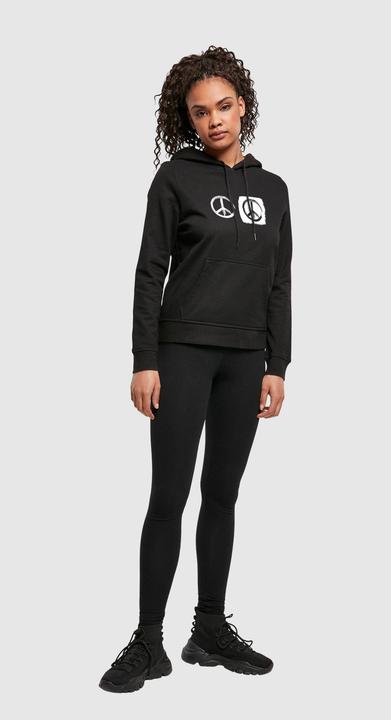 Produktbild Merchcode Ladies Peace - Double Peace Black Basic Hoody - 161625 (M)