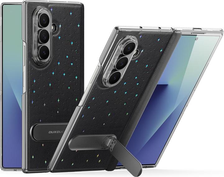 Actual product image Dux Ducis Stex Hülle für Samsung Galaxy Z Fold 7 mit 360°-Ständer – Schwarz (Samsung Galaxy Z Fold7)