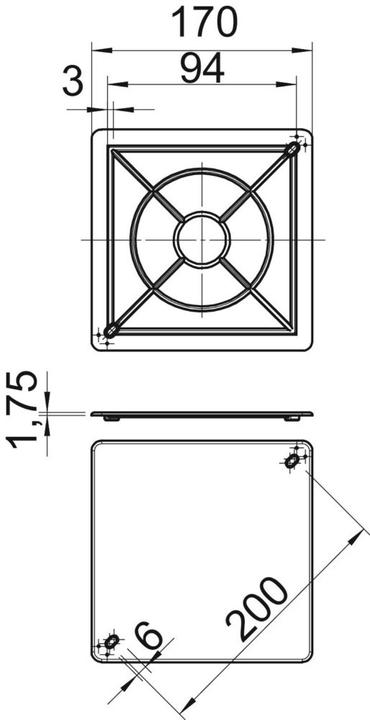 Actual product image OBO Bettermann OBO UV 150 D flush-mounted box cover