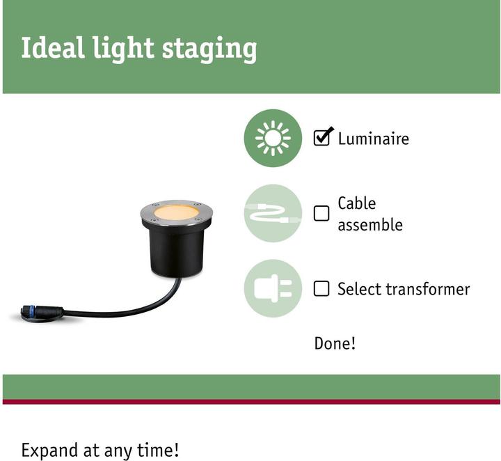 Produktbild Paulmann Outdoor Plug & Shine Floor Insect Friendly (360 lm, IP67)