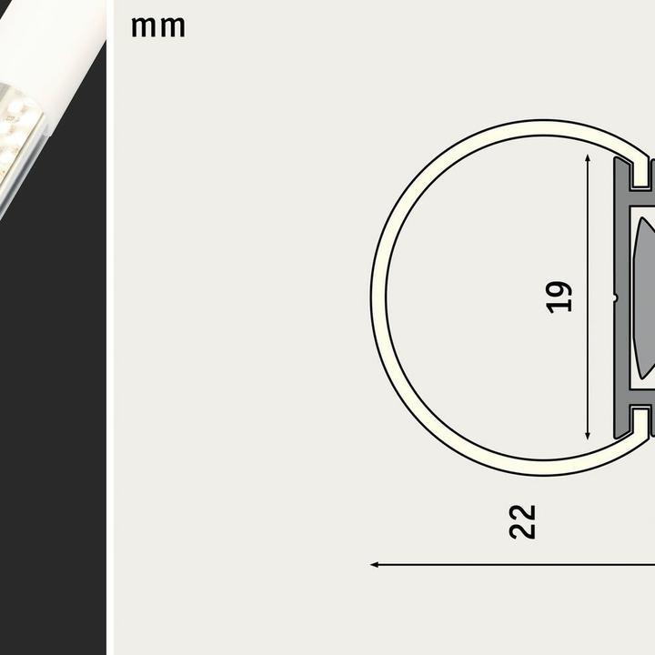 Image du produit Paulmann Profil du tube (200 cm, Intérieur)