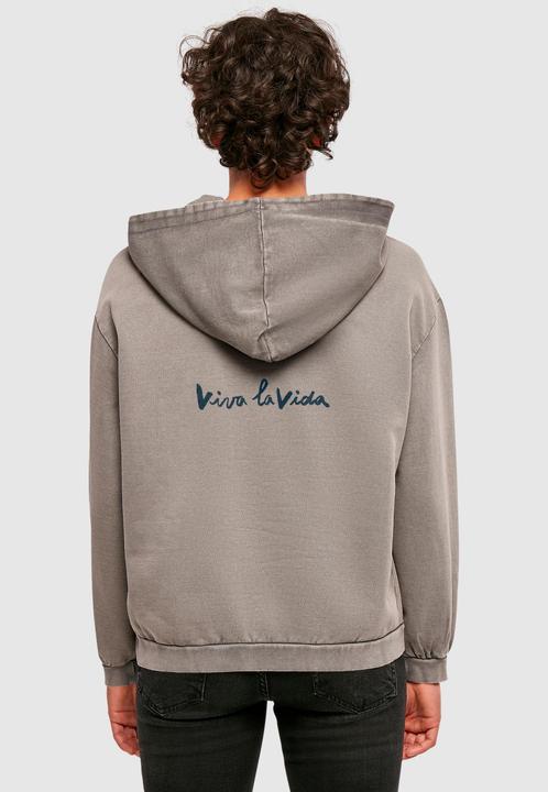 Produktbild Merchcode Ladies Frida Kahlo - Viva la vida 2 Acid Washed Oversize Hoody - 178047 (3XL)