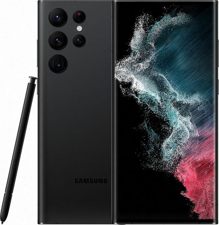 Immagine prodotto Samsung Galaxy S22 Ultra (Snapdragon) (512 GB, Phantom Black, 6.80", Doppia SIM, 108 Mpx, 5G)