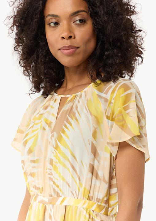 Actual product image Comma Kleid Chiffon-Kleid mit U-Boot-Ausschnitt und Raffung (38)