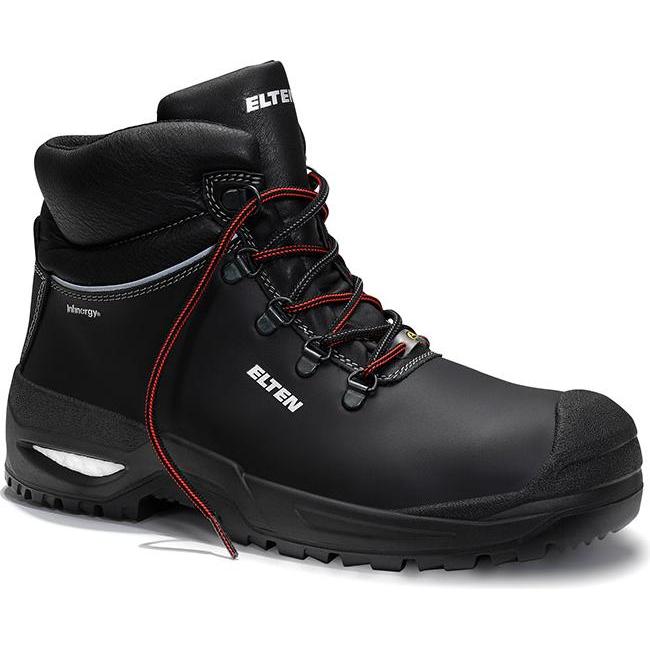 Elten, Sicherheitsschuhe, Schuhe Francesco XXSG Black Mid ESD S3, schwarz 46 (S3, 46)
