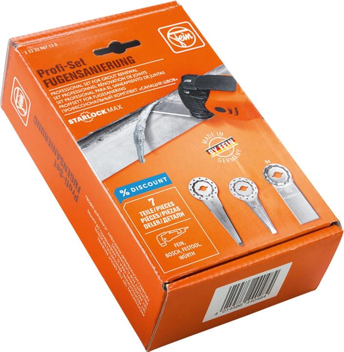 Image du produit Fein 7.pcs. Set de couteaux Profi Set Starlock Max Rénovation de jointures