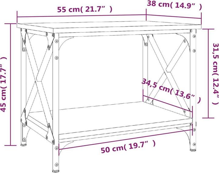 Image du produit vidaXL Beistelltisch