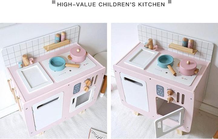 Produktbild Nelaroom Retro Holzküche mit Zubehör