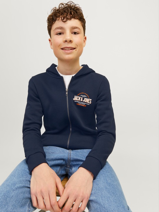 Produktbild Jack & Jones JJELOGO SWEAT ZIP HOOD 2C 24/25 NOOS JNR (128)