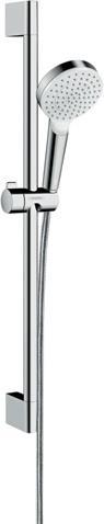 Produktbild hansgrohe Duschset 1 Strahl mit Brausestange 65cm - Weiss/Chrom