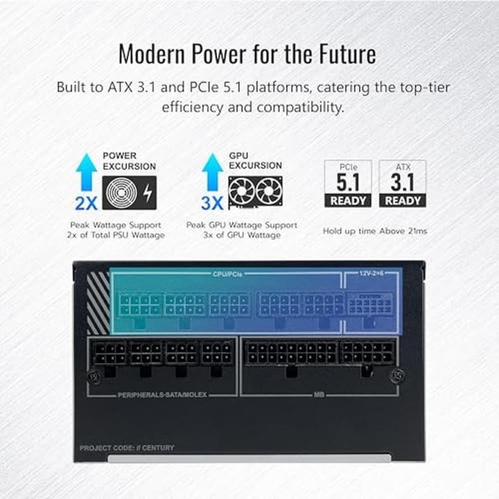 Produktbild Montech CENTURY II 1200 (null Watt) (1200 W)