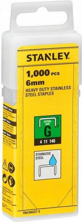 Stanley Heftklammern Edelstahl (1000erPack) (1000x)