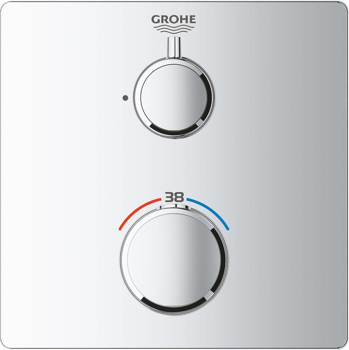 Actual product image Grohe Grohtherm thermostatic shower mixer