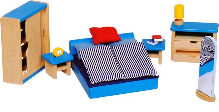 Produktbild Goki Puppe Haus Möbel Schlafzimmer