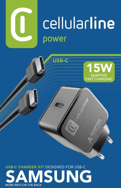 Image du produit Cellularline USB-C Charger Kit 15W (15.03 W)