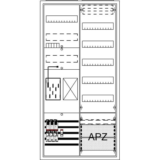 Striebel & John, Verteilerschrank Zubehör, STRIEBELJOHN BA27LB4