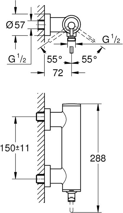 Produktbild Grohe Atrio Einhand-Brausebatterie