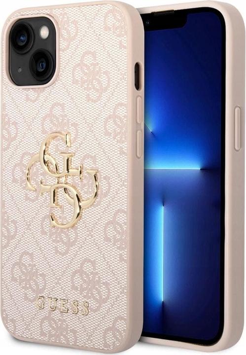 Produktbild Guess GUHCP14S4GMGPI iPhone 14 6,1" różowy/pink hardcase 4G Big Metal Logo (Apple iPhone 14)