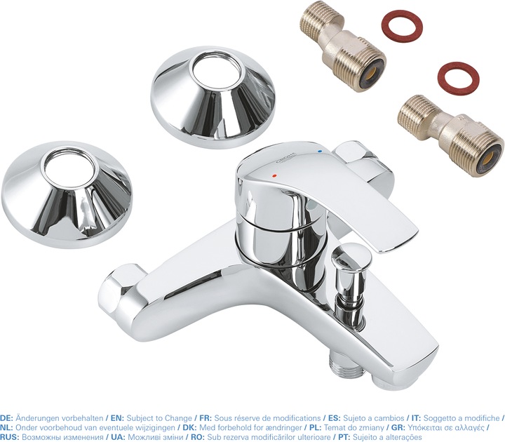Actual product image Grohe Eurosmart single lever bath mixer