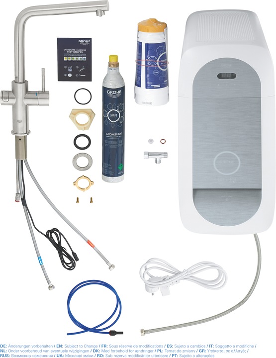 Actual product image Grohe Blue Home L spout starter kit