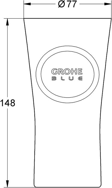 Image du produit Grohe Verres à eau Blue (6 pièces) (0.25 l, 6x)
