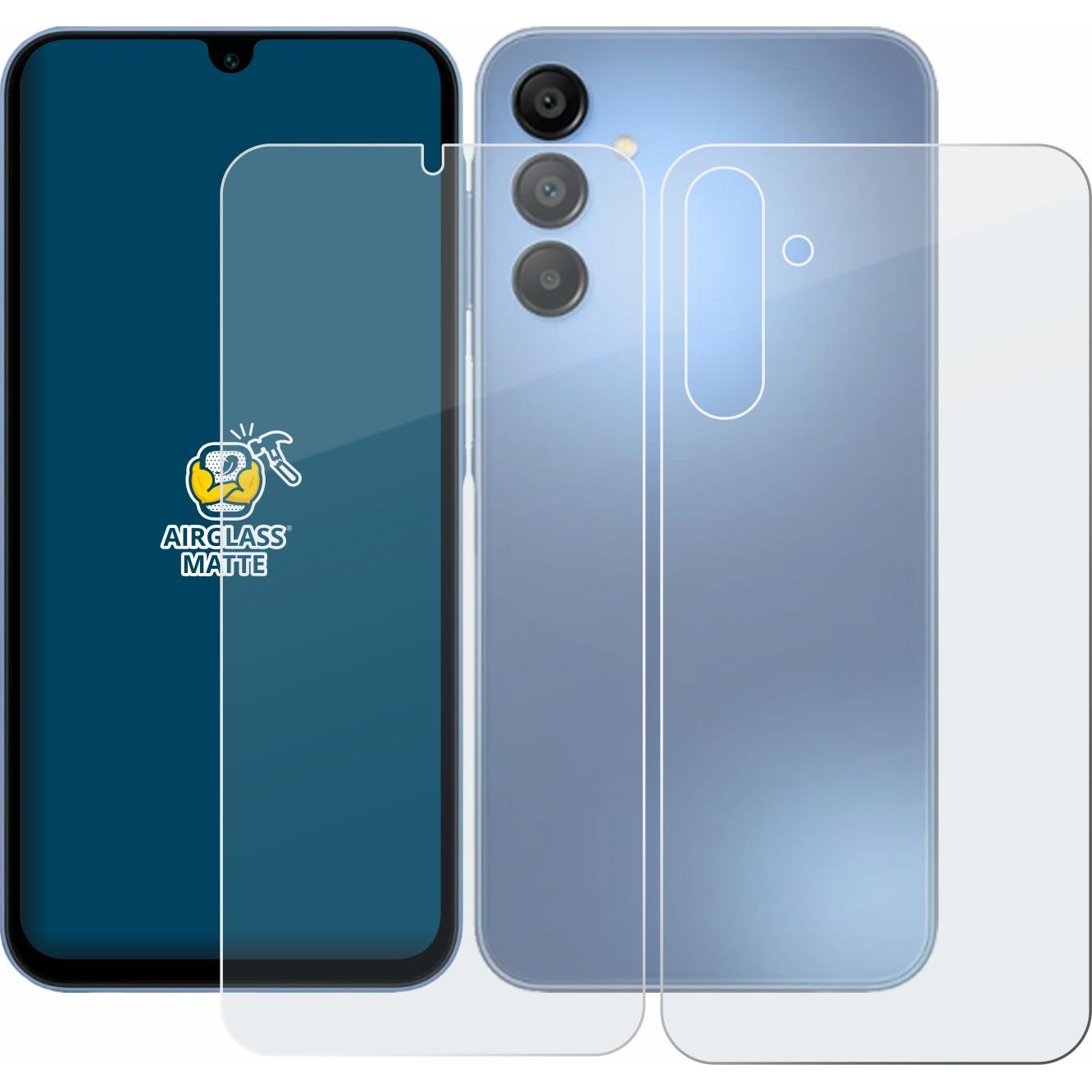 Thumbnail - BROTECT AirGlass Panzerglasfolie Matt (1 Stück, Samsung Galaxy A15 5G), Smartphone Schutzfolie, Grau