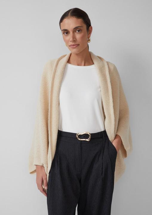 Produktbild s.Oliver Strickjacke Offene Grobstrickjacke mit Schalkragen (L)