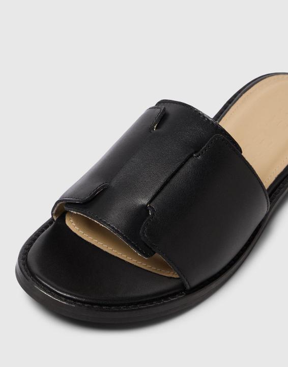 Actual product image Selected Homme Slfisabella Leather Slider (41)