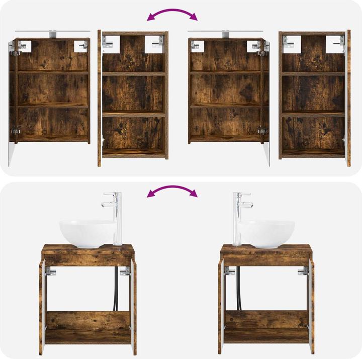 Produktbild vidaXL Badezimmerschrank-Set