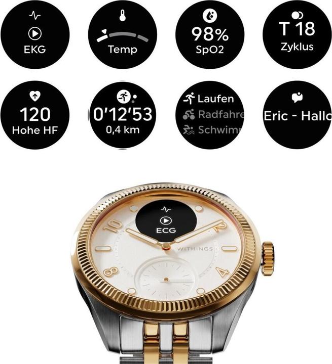 Actual product image Withings Scanwatch Nova Brilliant (39 mm)