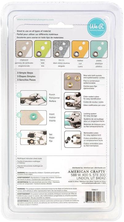 Actual product image We R Memory Keepers Eyelet punch