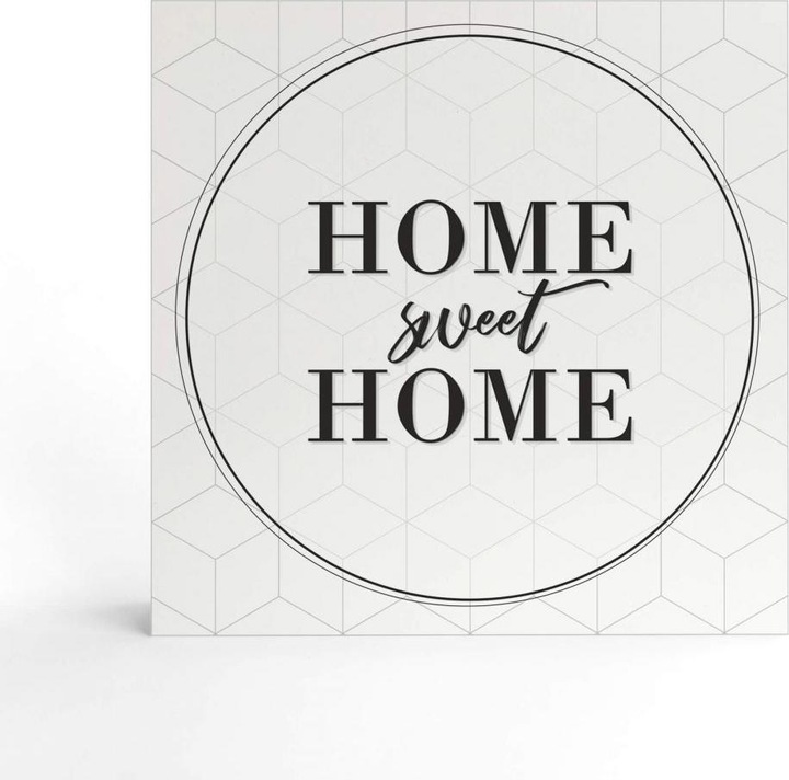 Produktbild Trenddeko zum Hinstellen - Home sweet home (15 x 15 cm)