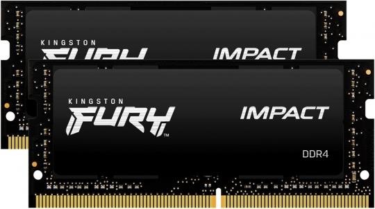Actual product image Kingston FURY Impact (2 x 16GB, 2666 MHz, DDR4-RAM, SO-DIMM)
