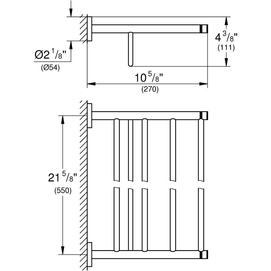 Thumbnail - Grohe, Handtuchhalter + Handtuchhaken, Essentials