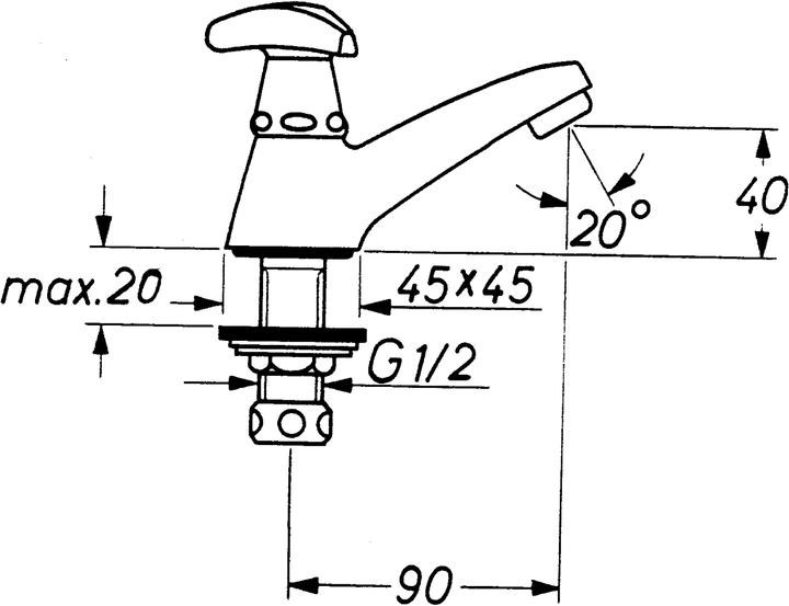 Actual product image Grohe Angle valve 22037