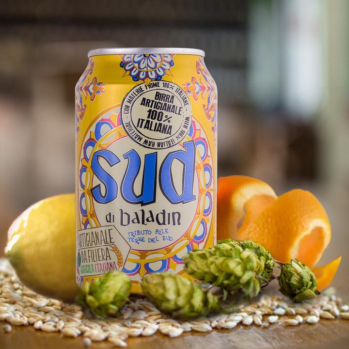 Produktbild Baladin Birra SUD Wit Dose Kiste / (24 x 33 cl)