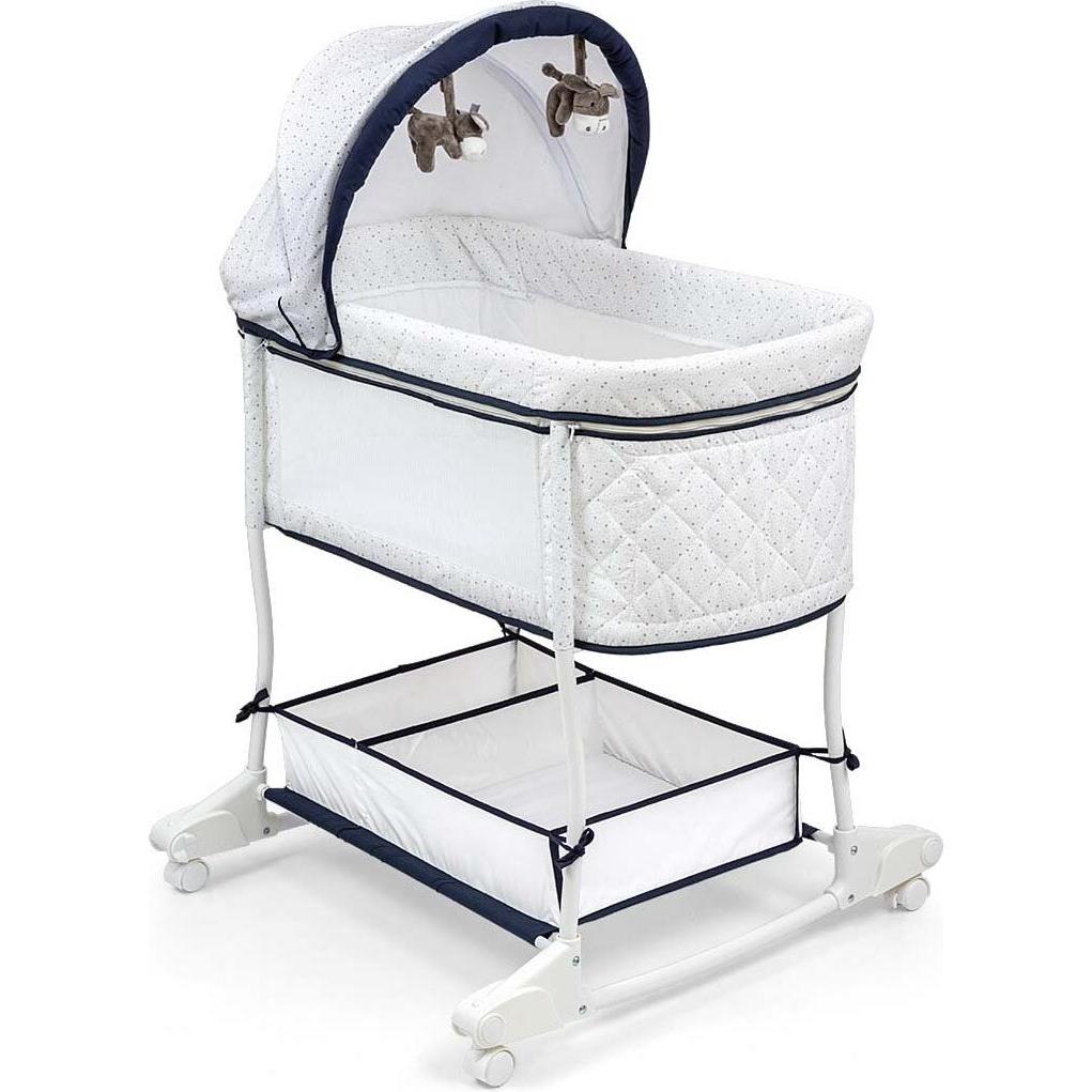 Mally Grau Stubenwagen + Babywiege, Milly Dream On Wiege - Simple Grey