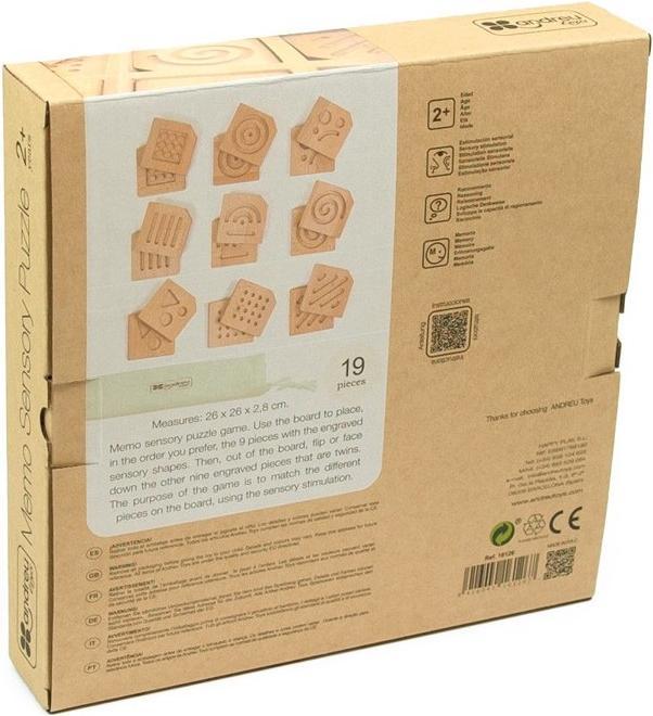 Image du produit Topbright Toys Puzzle sensoriel Memo (Multilingue)