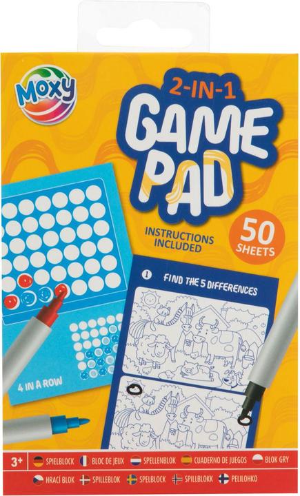 Actual product image Grafix Game pad 2in1 A6, 50 sheets (A6, Plain, Soft cover)