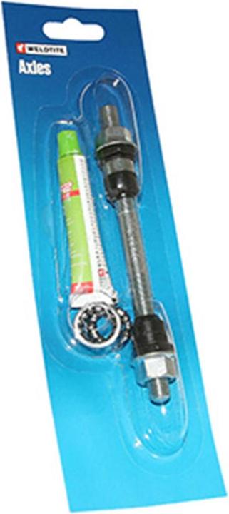 Weldtite Front wheel axle with grease and ball cage