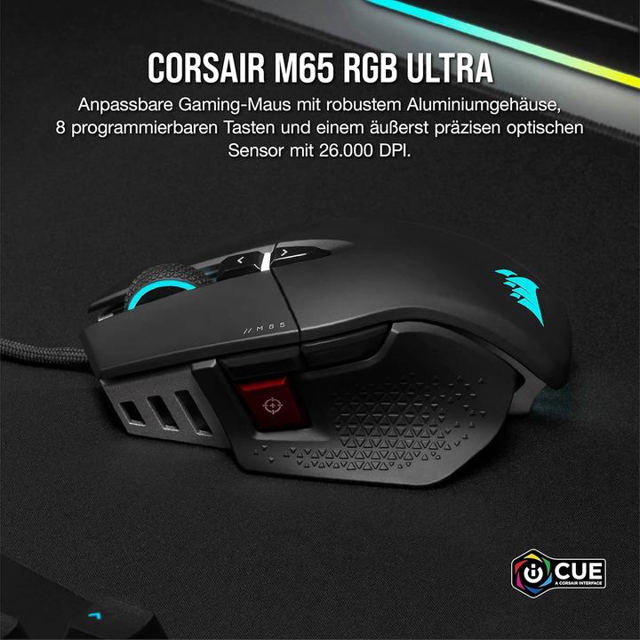 Actual product image Corsair M65 RGB ULTRA (Cable)