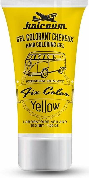 Image du produit Hairgum FIX COLOR gel colorant #yellow 30 ml (Jaune)