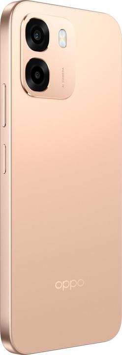 Actual product image OPPO A6 5G 256GB Gold (256 GB, Aurora gold, Gold, 6.75", Dual SIM, 5G)