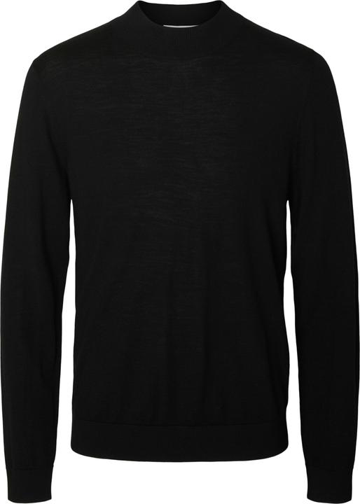 Selected Homme Slhtray Ls Knit Merino Mock Neck Noos