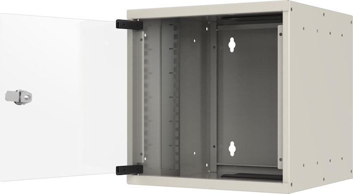 Produktbild EFB Elektronik EFB 10" Wandgehäuse 6HE, Tiefe 300mm 1-teilig, RAL9010 (10 Zoll Rack)