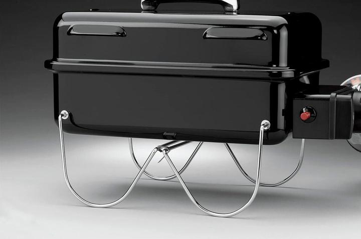 Actual product image Weber Go-Anywhere Gas Barbecue - 41x26 cm - Roestvrijstalen branders - Gasregelkop - Incl. deksel (2.10 kW)